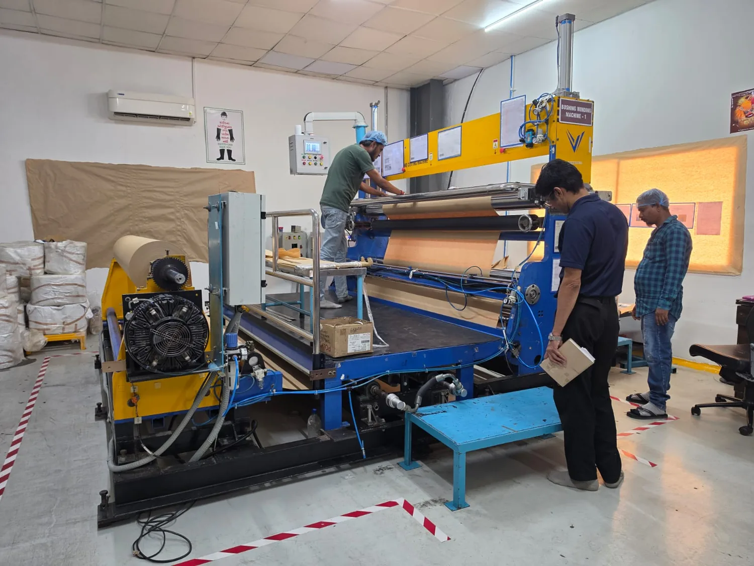 Bushing Winding Machine in production